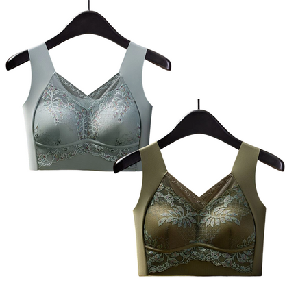 Lace Seamless Vest-Style Bra