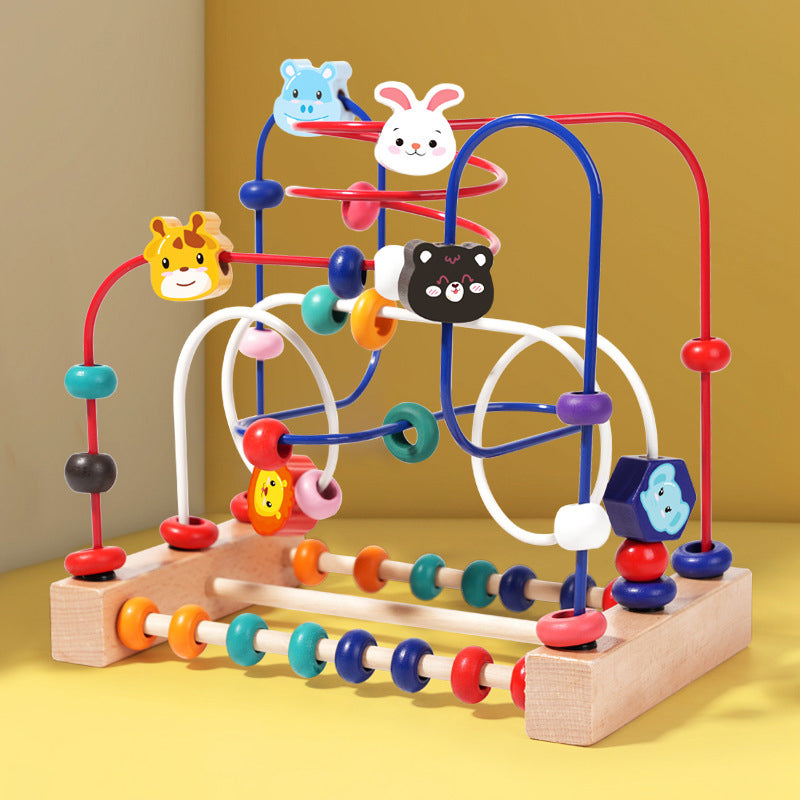 Educational Wooden Bead Maze Toy