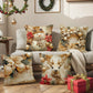 Cute Christmas Print Pillow Cover