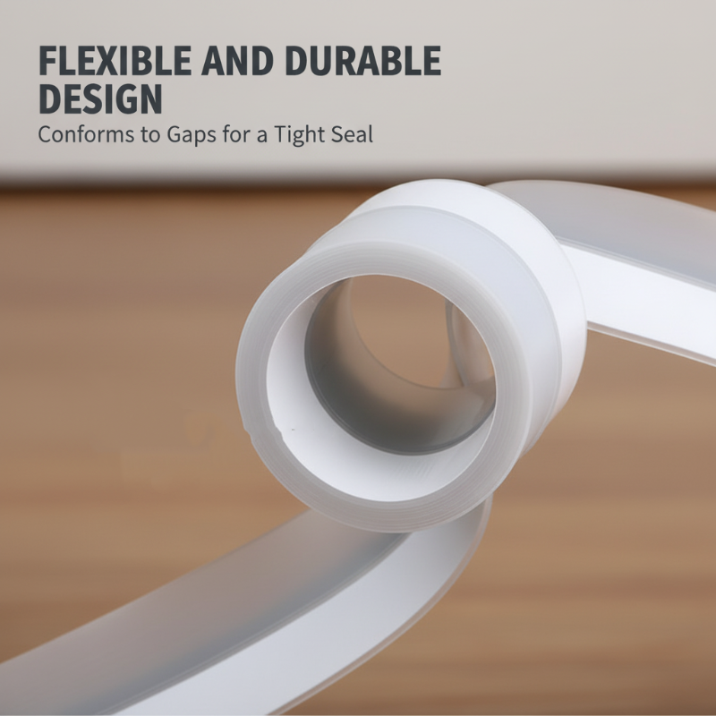 🌡️ Self-Adhesive Weather Stripping – Wind-Proof, Insulates & Easy to Apply 🏠