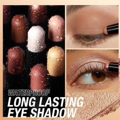 🎁✨8 Colors Glitter Eyeshadow Stick Waterproof & Long-Wearing & Multi-Use