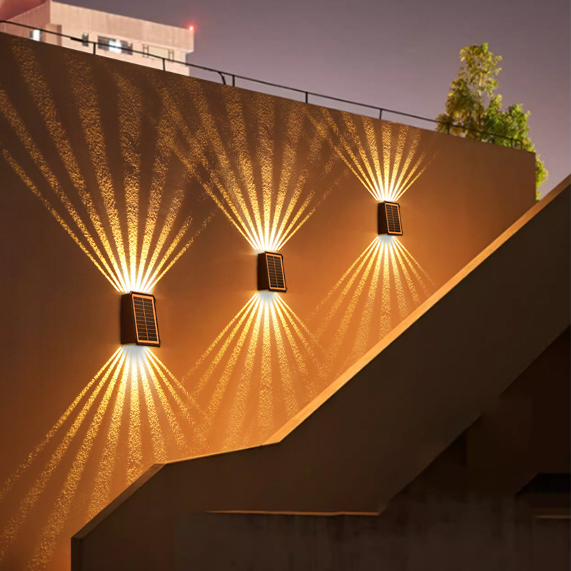 Solar Outdoor Waterproof Wall Light Set