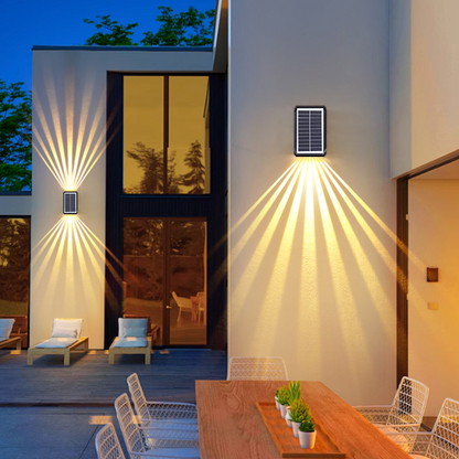 Solar Outdoor Waterproof Wall Light Set