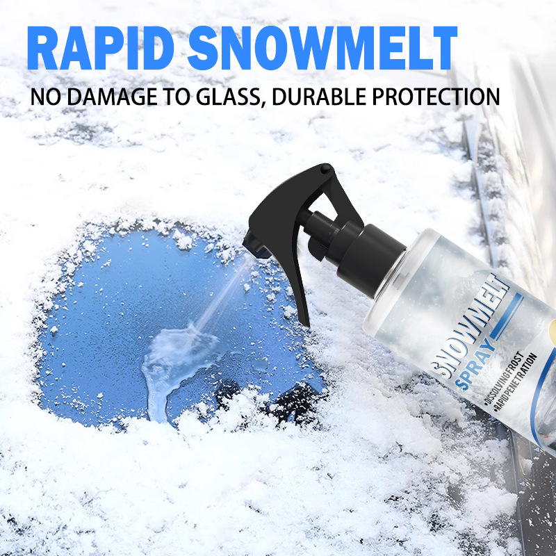 ❄️ WINDSHIELD DE-ICER SPRAY - Instant Ice Melting & Anti-Frost Protection, Safe for All Glass Surfaces, Quick Winter Solution 🔥