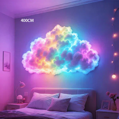 🌈☁️DIY USB-powered Thundercloud LED light decoration