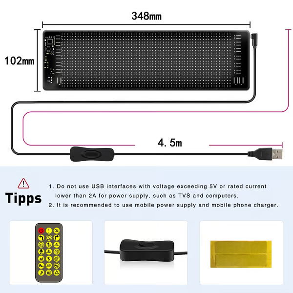 🎁Colorful Eye Lamp Soft Screen for Car Windows