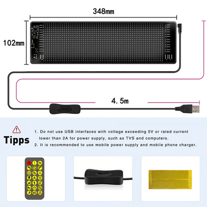 🎁Colorful Eye Lamp Soft Screen for Car Windows