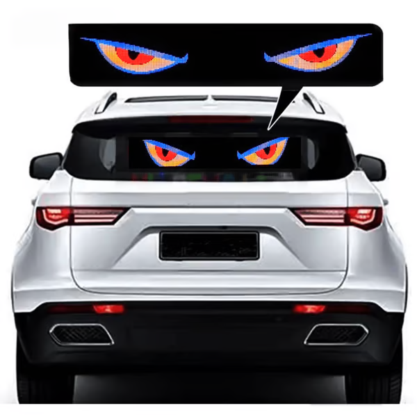 🎁Colorful Eye Lamp Soft Screen for Car Windows