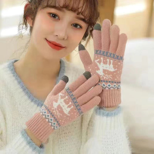 Unisex Stretch Warm Knit Gloves