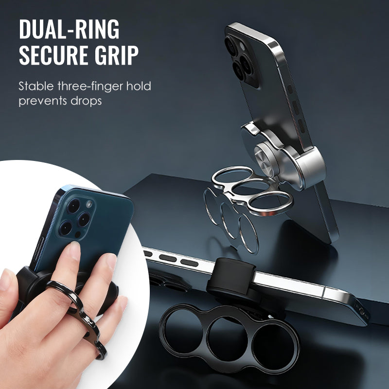 💥Dual-Ring Three-Finger Back Clip Holder💥