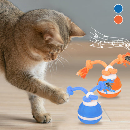 🏆 Hot Sale - 60% OFF ✨Smart Interactive Rolling Pet Ball with Bird Sounds