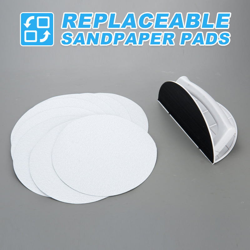 Multifunctional Semi-Circular Angle Sanding Sandpaper Tool