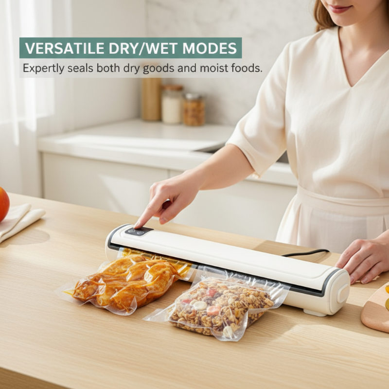 ⚡2-in-1 Food Vacuum Sealer With Cutter