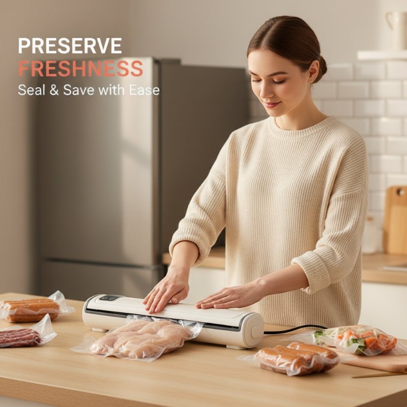 ⚡2-in-1 Food Vacuum Sealer With Cutter