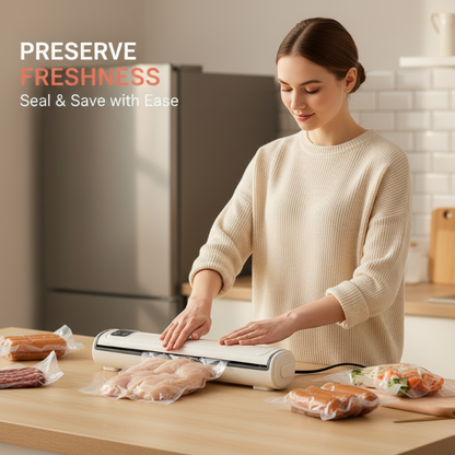 ⚡2-in-1 Food Vacuum Sealer With Cutter