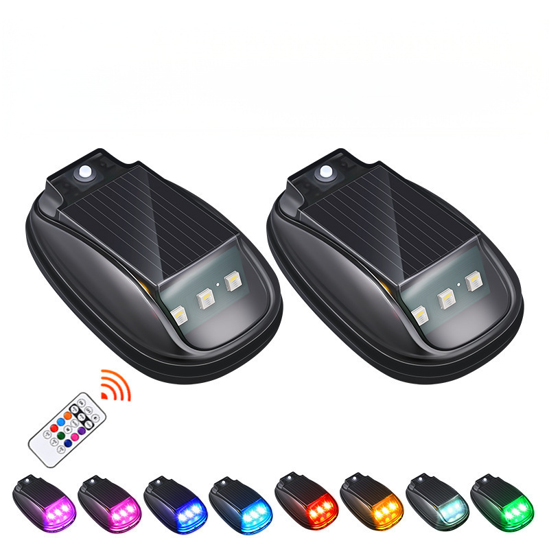 🚗✨Solar-Powered Car Roof Light – Waterproof, Remote Control & Easy Installation 🚗✨