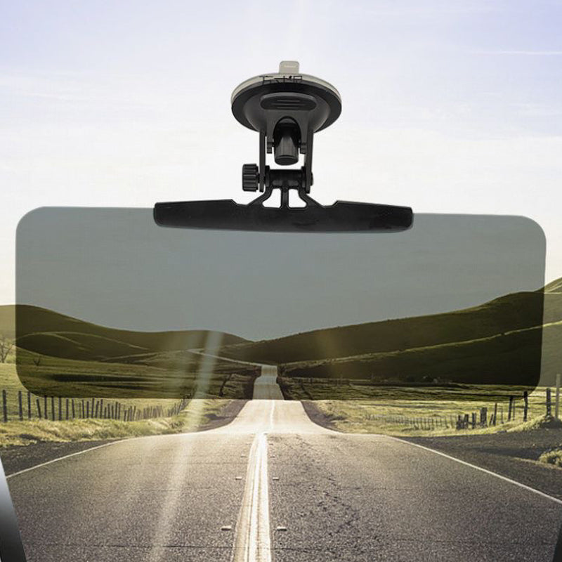 Adjustable Anti-Glare Sun Visor Extender with Suction Cup