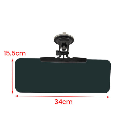 Adjustable Anti-Glare Sun Visor Extender with Suction Cup