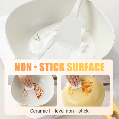 Ceramic Nonstick Frying Pan Skillet with Lid