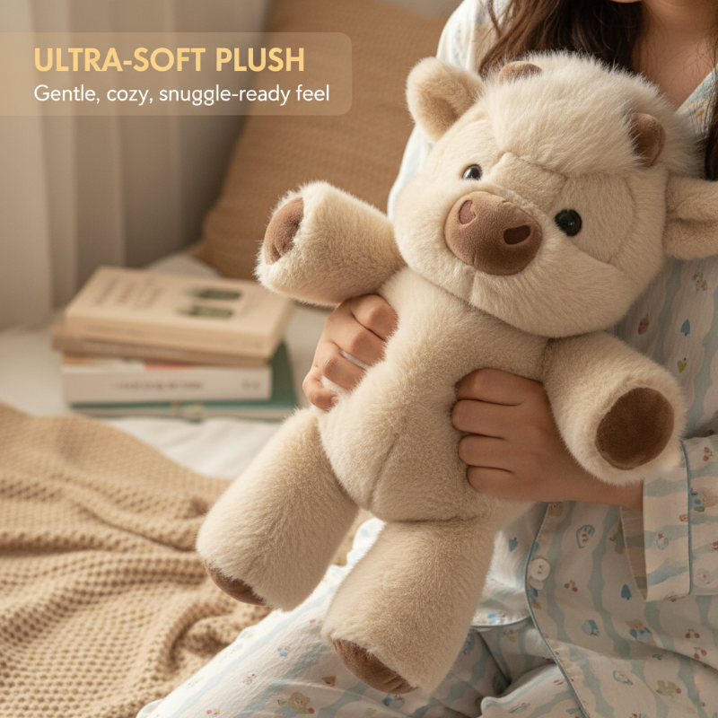 Adorable & Furry Highland Cattle Soft Toy