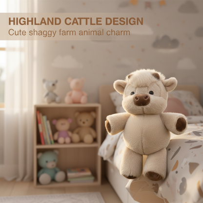 Adorable & Furry Highland Cattle Soft Toy