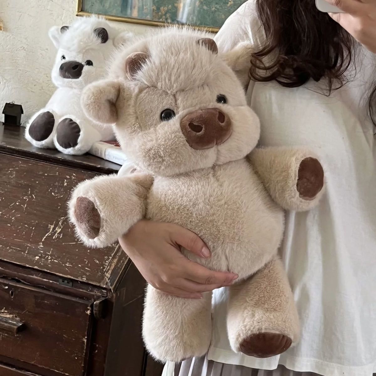 Adorable & Furry Highland Cattle Soft Toy