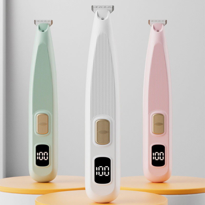 Pet-safe electric shaver with LED light