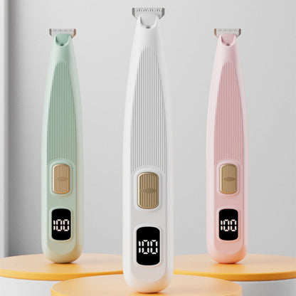 Pet-safe electric shaver with LED light
