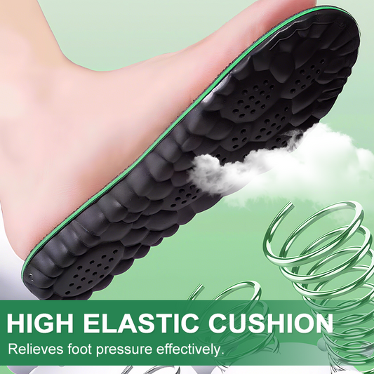 Breathable insoles with shock absorption
