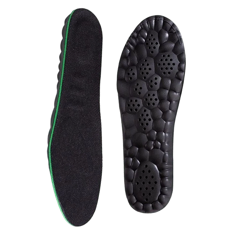 Breathable insoles with shock absorption