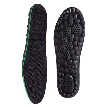 Breathable insoles with shock absorption
