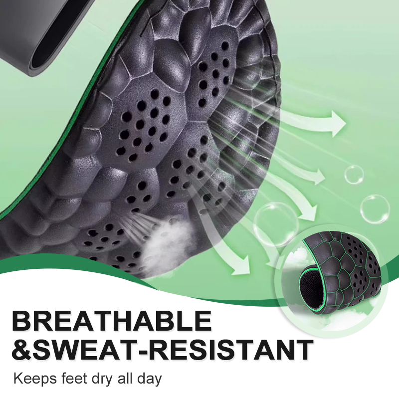 Breathable insoles with shock absorption