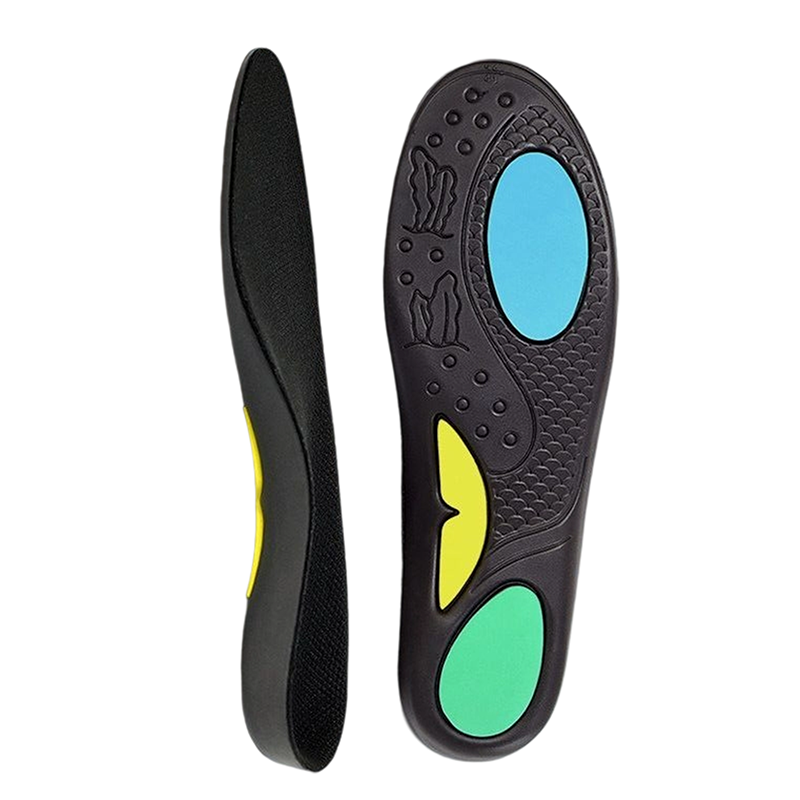 Breathable insoles with shock absorption