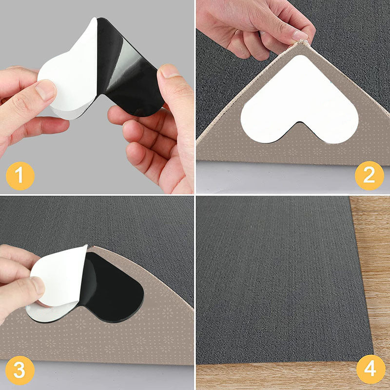 🛋️Gradient Color Plush Floor Mat