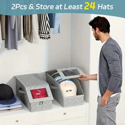 📦Stackable Cap Storage Boxes