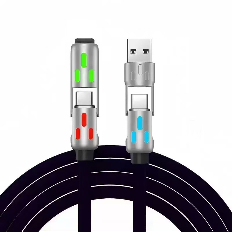 ✨Universal RGB 4-in-1 Fast Charging Cable-Completely upgraded