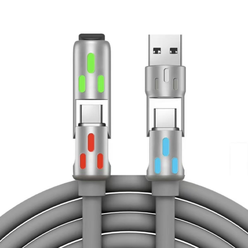 ✨Universal RGB 4-in-1 Fast Charging Cable-Completely upgraded
