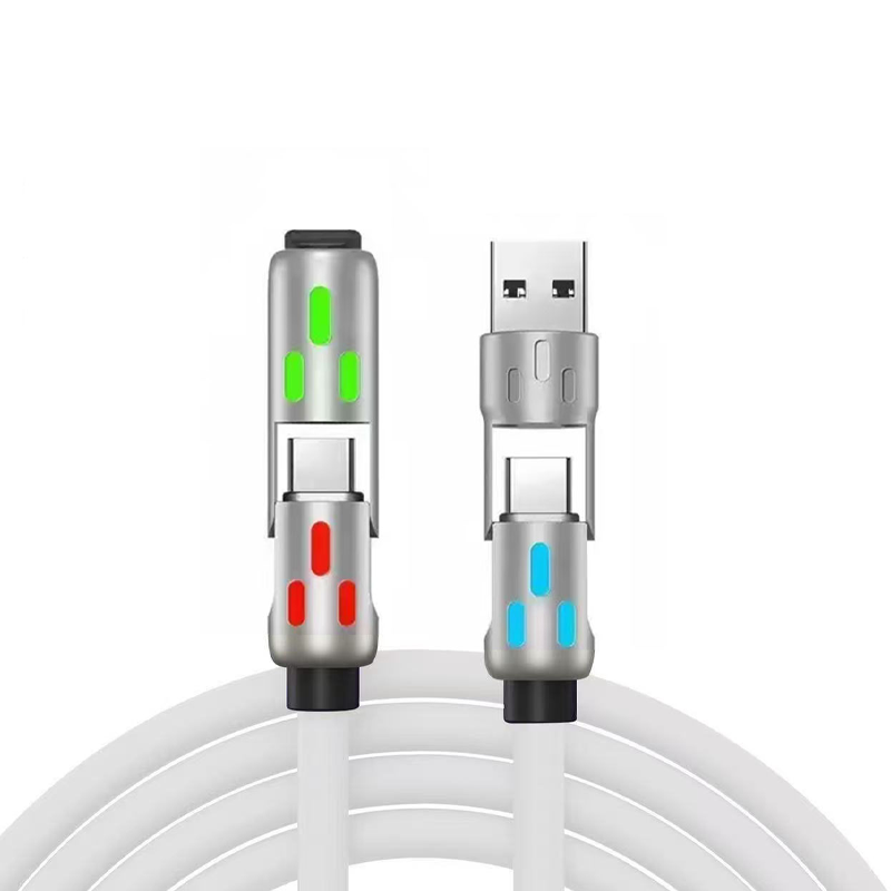 ✨Universal RGB 4-in-1 Fast Charging Cable-Completely upgraded