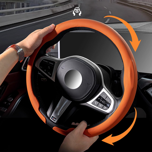 💖Universal Genuine Leather Car Steering Wheel Cover💖