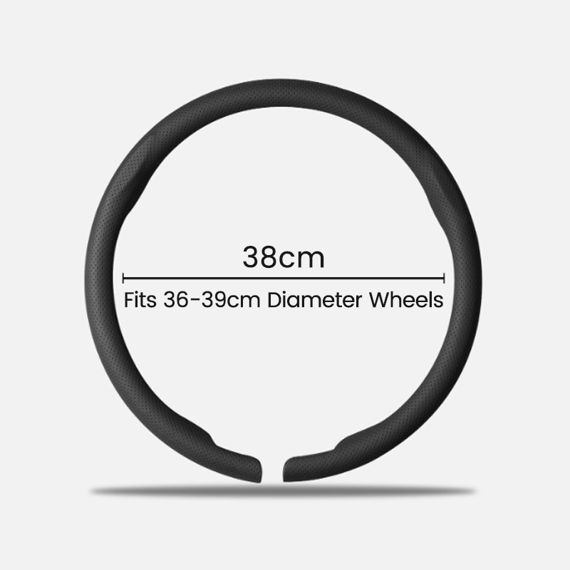 💖Universal Genuine Leather Car Steering Wheel Cover💖