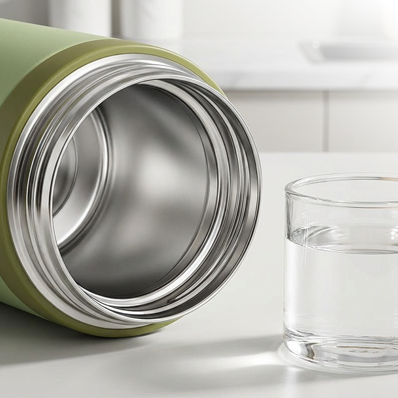 💥Stainless Steel Vacuum Insulated Bottle with Lidded Cup