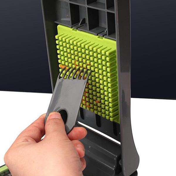 ✨Multifunction vegetable slicer – stainless steel blades, easy to clean, multiple cooking modes