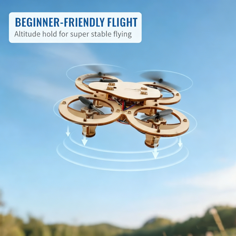 🎁DIY Wooden Drone Building Kit