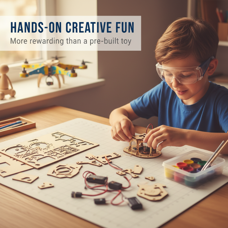 🎁DIY Wooden Drone Building Kit
