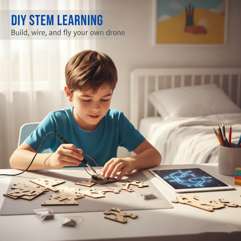 🎁DIY Wooden Drone Building Kit