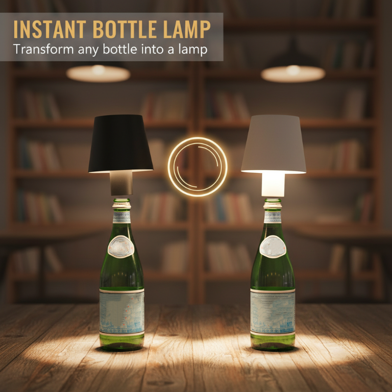 Rechargeable LED Bottle Lamp