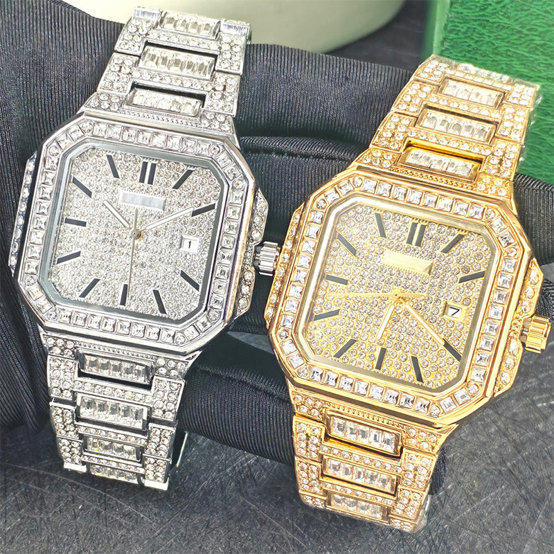 ✨Luxury Square Rhinestone Watch – Elegant Sparkle for Every Occasion