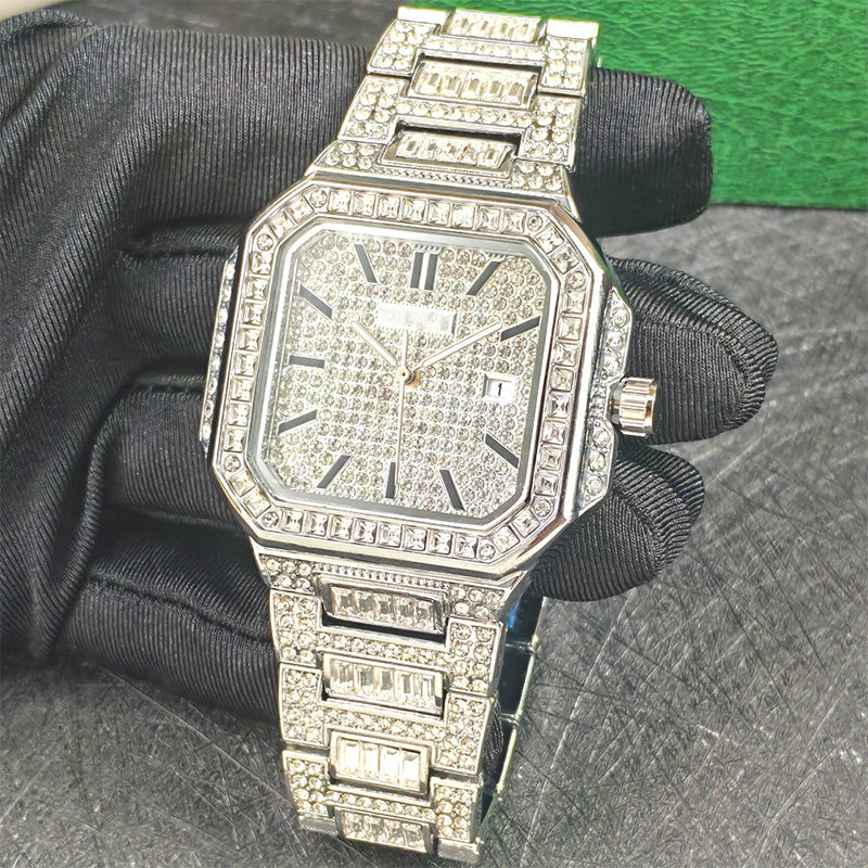 ✨Luxury Square Rhinestone Watch – Elegant Sparkle for Every Occasion