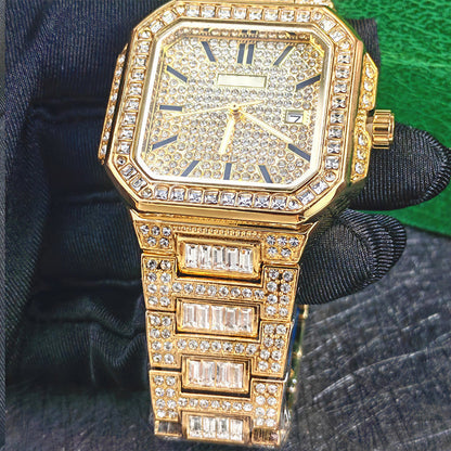✨Luxury Square Rhinestone Watch – Elegant Sparkle for Every Occasion