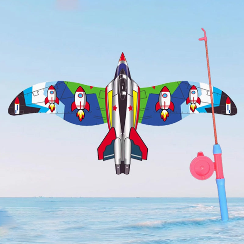 🎣🪁Innovative fishing rod kites✨✨Easy to control, endless outdoor fun for children!